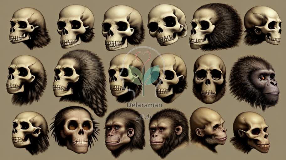 انسان چگونه از میمونها سبقت گرفت؟ کشف سرعت بیسابقه تکامل جمجمه