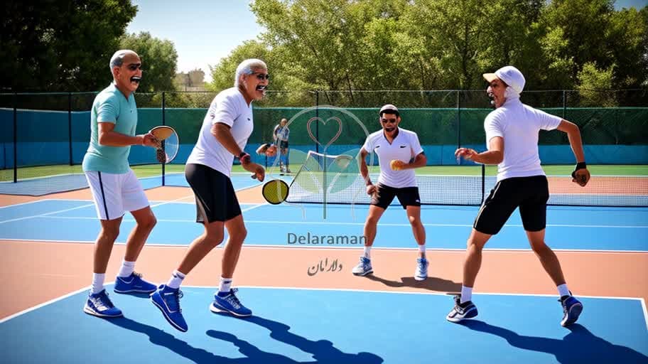 ورزش پیکلبال: راه حلی واقعی برای کاهش تنهایی سالمندان